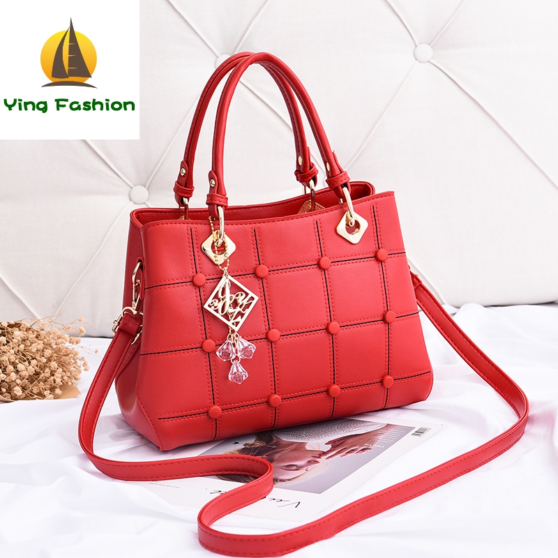 YING FASHION Casual Women's Handbags Luxury Shoulder Bag PU High Quality Women Bag HB8789