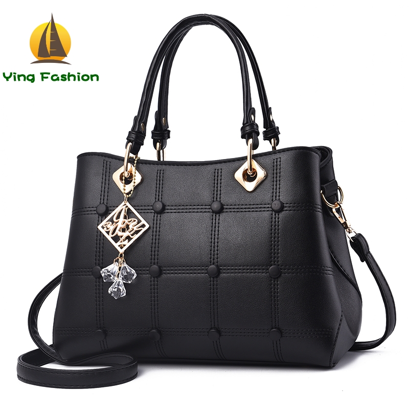 YING FASHION Casual Women's Handbags Luxury Shoulder Bag PU High Quality Women Bag HB8789