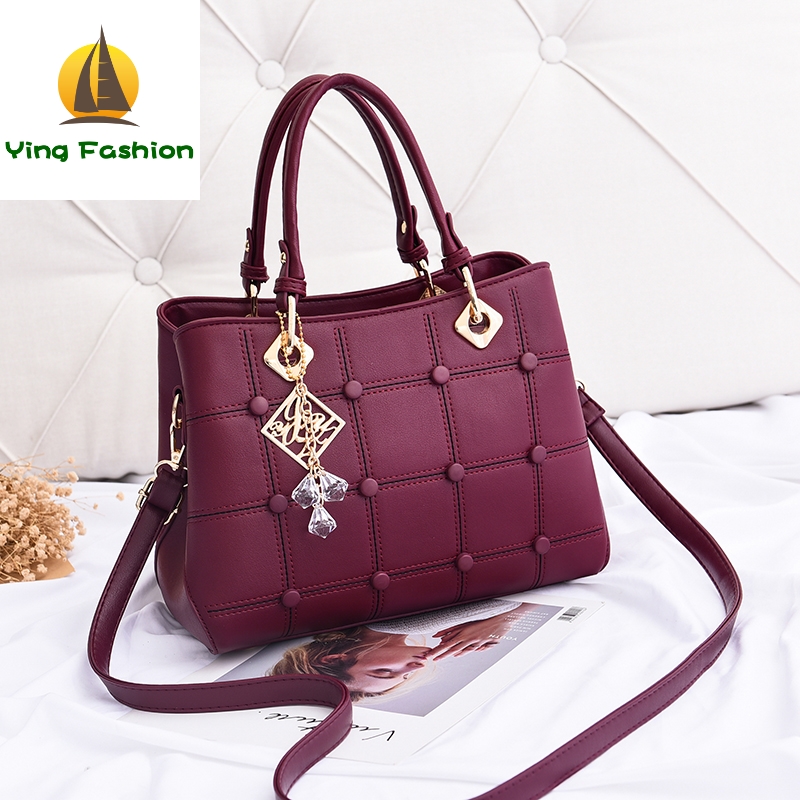 YING FASHION Casual Women's Handbags Luxury Shoulder Bag PU High Quality Women Bag HB8789