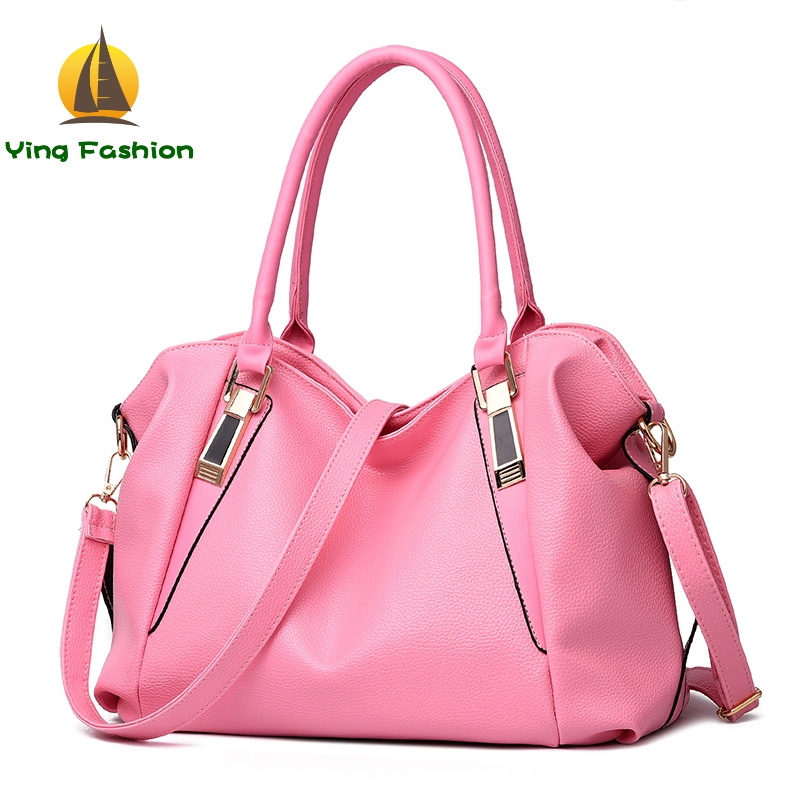 YING FASHION Women Handbag PU Leather Ladies Portable Shoulder Bag Office Ladies Party Bags HB8835