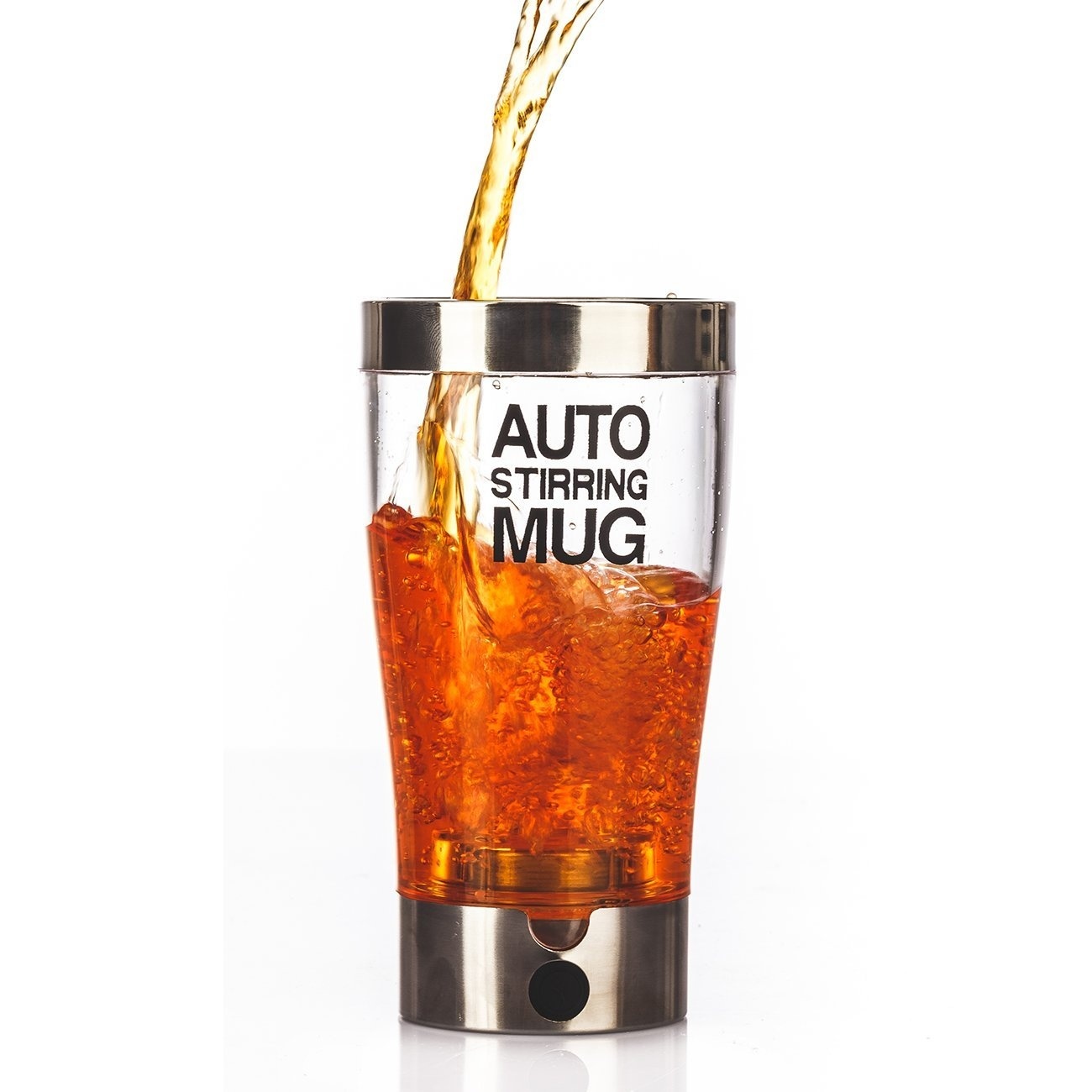 Automatic Blender Coffee Cup Stainless Steel Tea Cup Lazy Auto Stirrer Mug Mixer Drink Cups Cup Automatic Mixing Self Stirring Mug 400ml Office Travel Outdoor Cup
