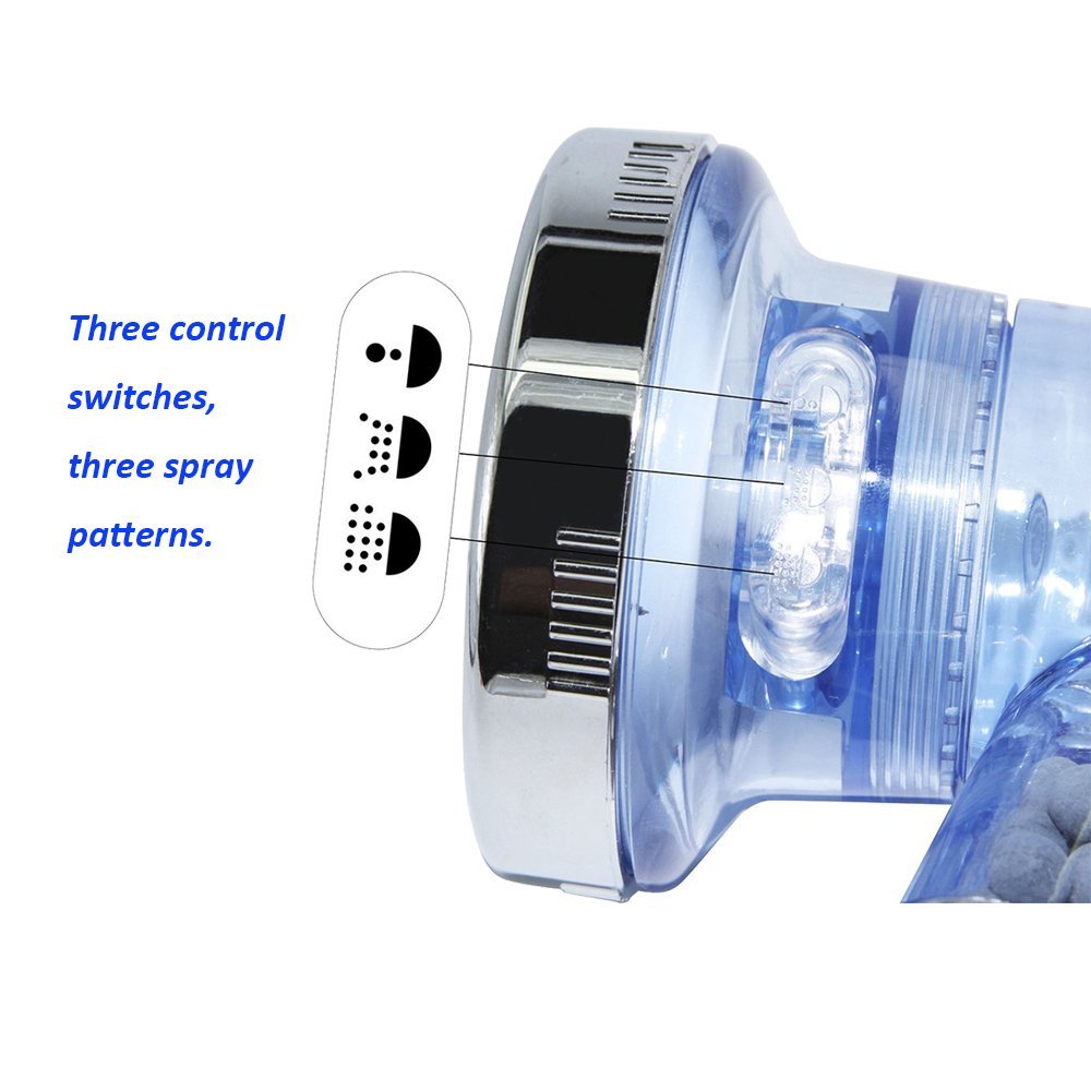 3 Modes Bath Shower Jetting Shower Head Saving water High Pressure Bathroom Shower SPA Nozzle