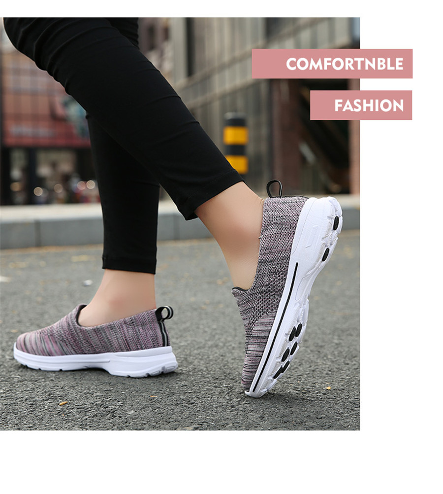 MiniQ Women Casual Slip on Sneakers Lightweight Sport Outdoor Running Walking Athletic Shoes