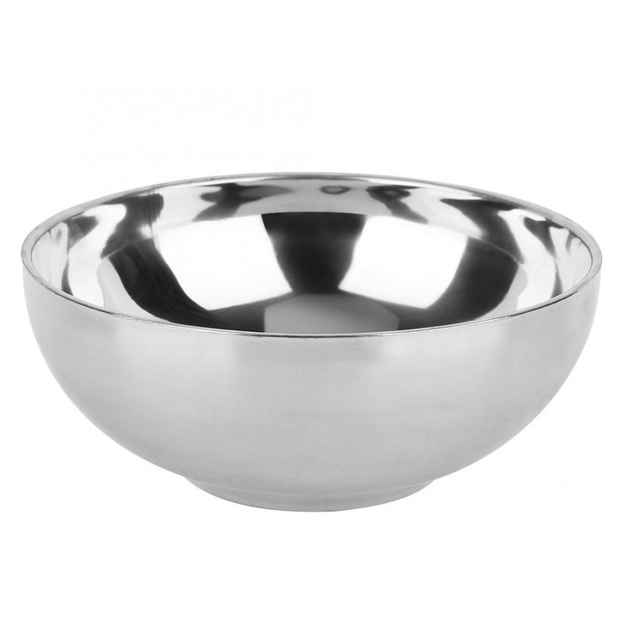 Food Grade Bowl Anti-Rust Stainless Steel Classic Edge Resistant Safe Kids Bowl BPA Free