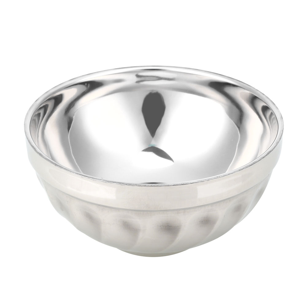 Food Grade Bowl Anti-Rust Stainless Steel Classic Edge Resistant Safe Kids Bowl BPA Free