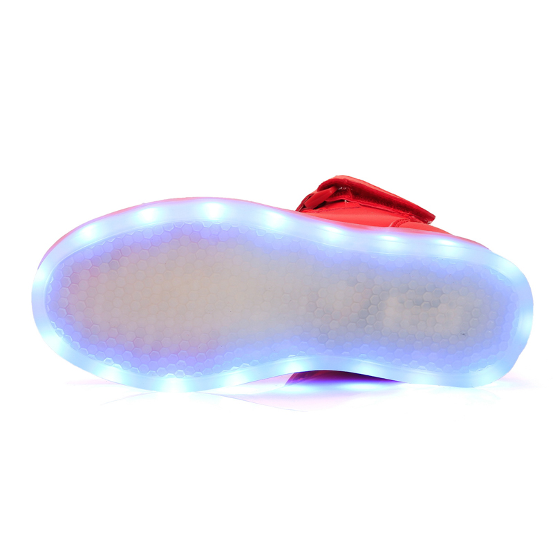 10 Colors USB Charging Led Luminous Glowing Sneakers Children Shoes Light Up Kids Girls Boys Boots