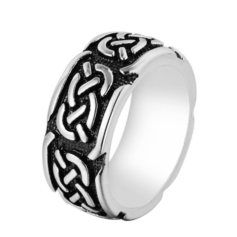 Personality vintage pattern men's European and American rings
