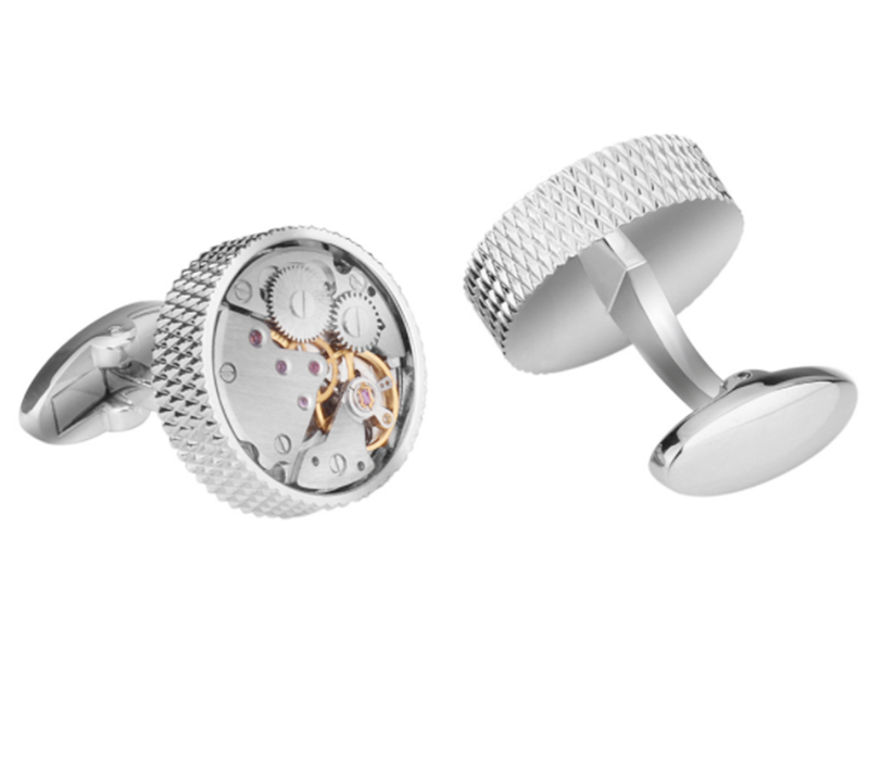 Men's Watch Mechanical Movement High-end French Shirt Sleeve Studs