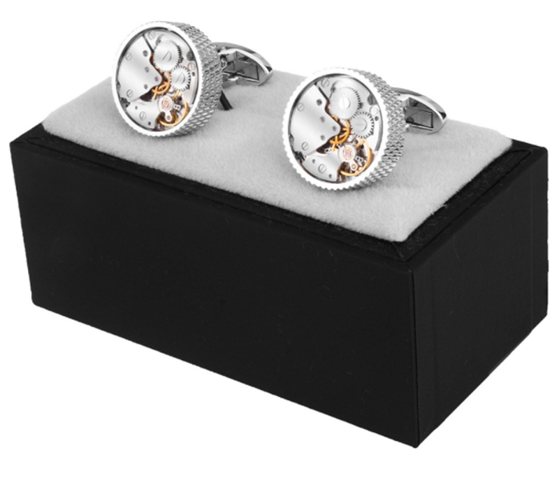 Men's Watch Mechanical Movement High-end French Shirt Sleeve Studs
