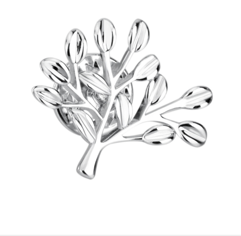 Cute Life Tree Small Fragrant Collar Flower Brooch
