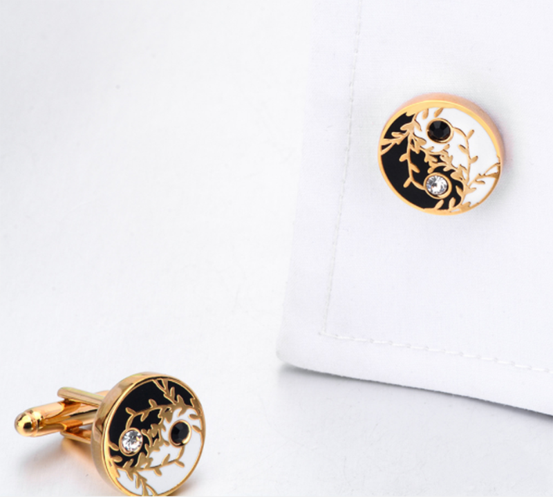 Chinese style Tai Chi men's cufflinks