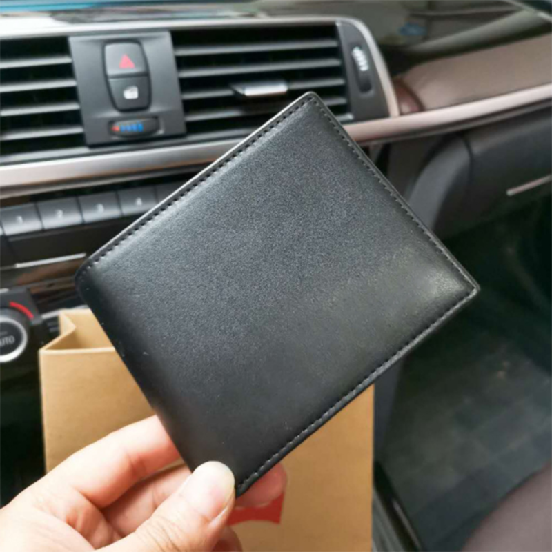 Men's wallet leather belt pin buckle gift box set