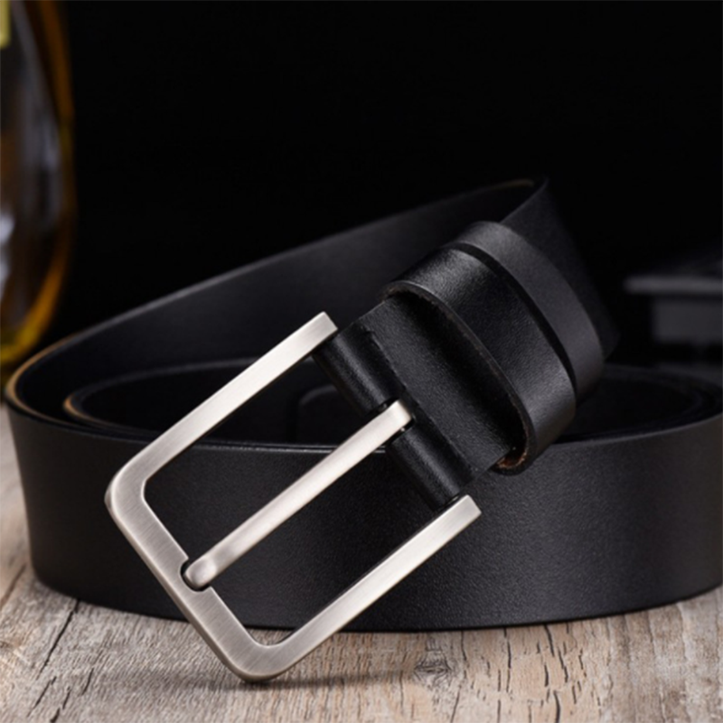 Pure leather men's casual antique leather belt