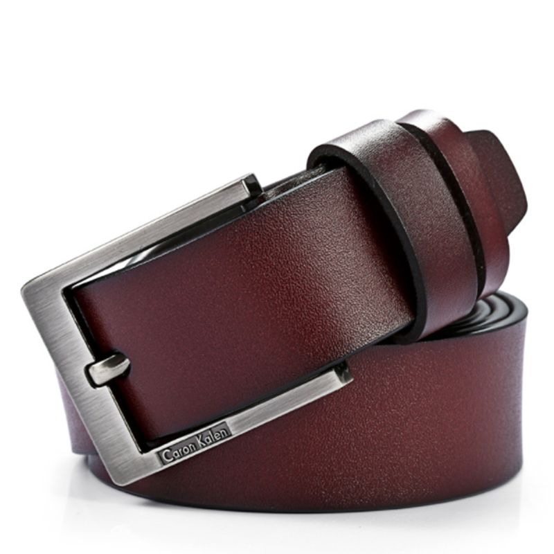 Korean casual men's retro denim pin buckle belt