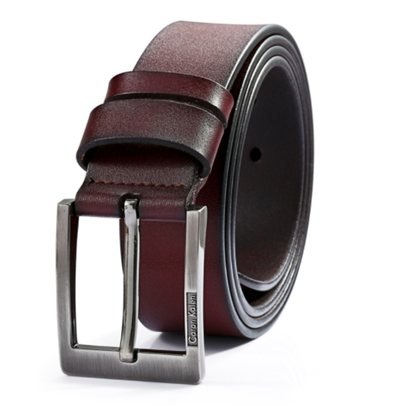 Korean casual men's retro denim pin buckle belt