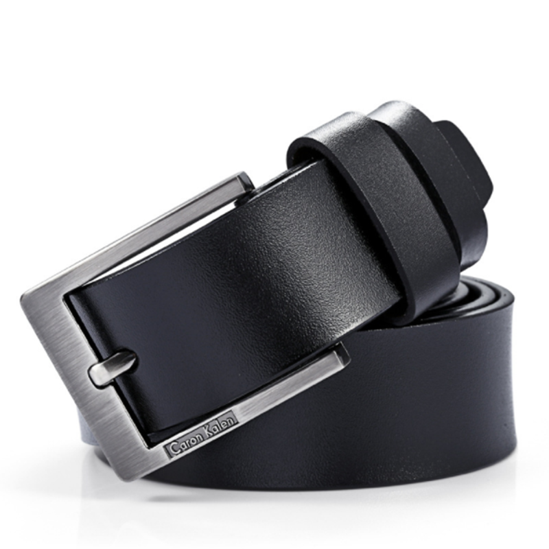 Korean casual men's retro denim pin buckle belt