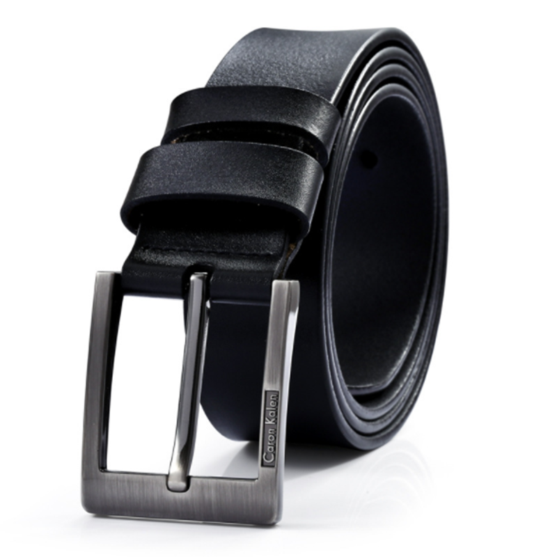 Korean casual men's retro denim pin buckle belt