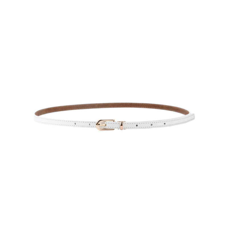 Leather Four Seasons Universal Knotted Thin Belt