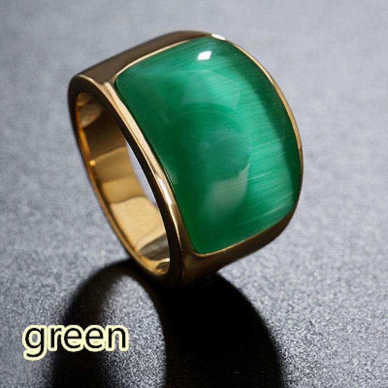European and American Punk Gothic foreign trade titanium steel casting men's ring