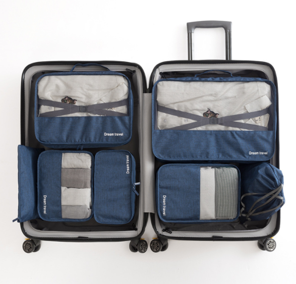 Luggage underwear packing waterproof bag travel clothes travel storage bag 7 sets
