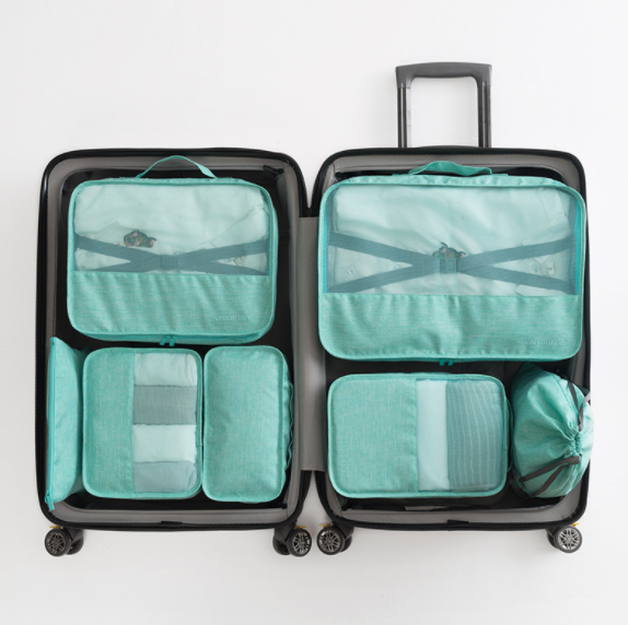 Luggage underwear packing waterproof bag travel clothes travel storage bag 7 sets