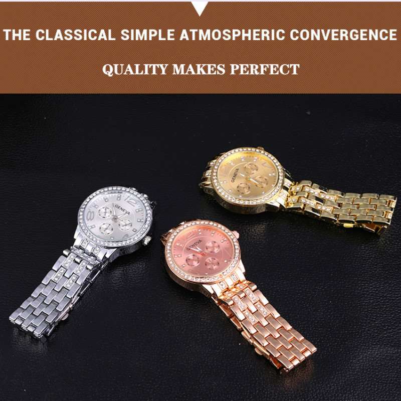 Fashions steel belt and diamond  quartz watches men watches ladies watchs women jewelry lovely