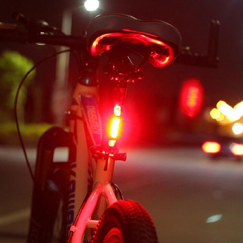 Bikes Bicycle light LED Taillight Rear Tail Safety Warning Cycling Portable Lights USB Rechargeable