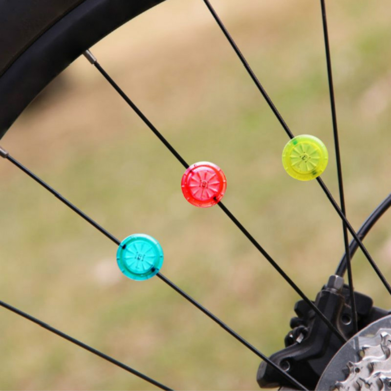 Bicycles spoke lights mountain bikes lamp led lights wheel decorative lights bikers accessories bike