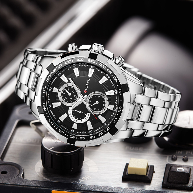 CURREN brand men's fashion luxury watches stainless steel japan quartz watchs Watches men watch