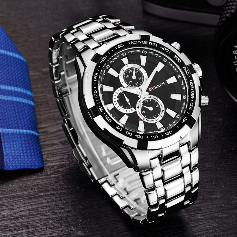CURREN brand men's fashion luxury watches stainless steel japan quartz watchs Watches men watch