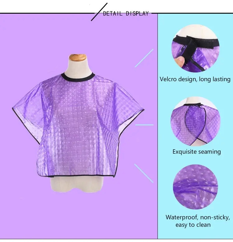 Beauty salon dyed shawl barber shop hair salon waterproof non-stick hair cloth hairdressing tools
