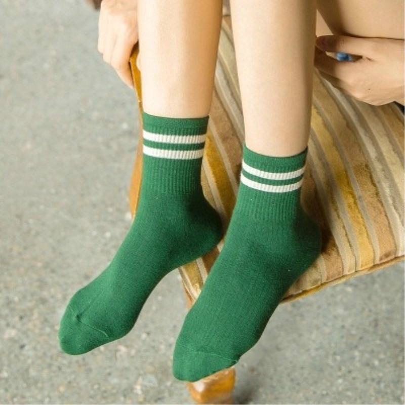 3 Pairs Funny Cute Socks Girls Cotton Loose Striped Socks Colorful Women Sox Harajuku Designer Retro