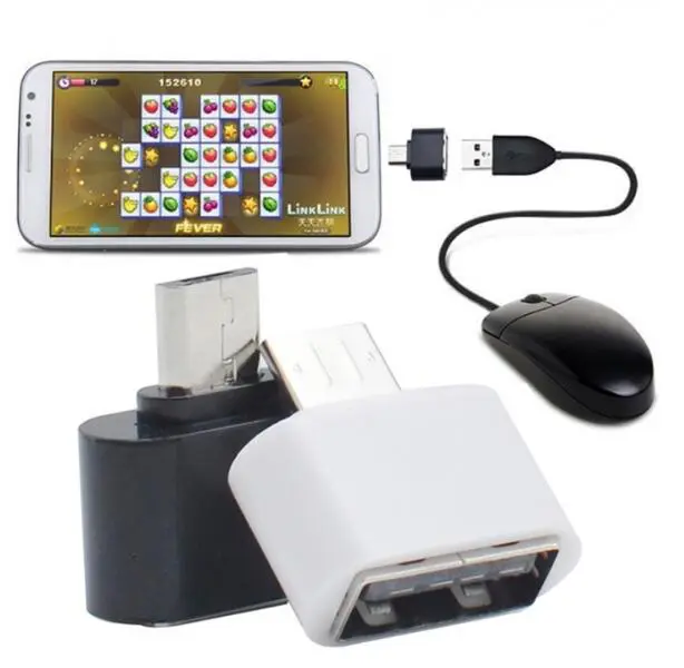 JC Mini USB OTG Adapter Android Micro USB / Type-C to USB Converter for phones PC computers