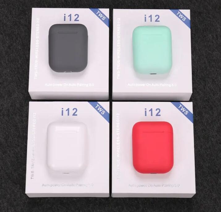 JC i12 TWS Wireless Earphones stereo Bluetooth Earphones Earbuds Wireless Touch Key for smart phones