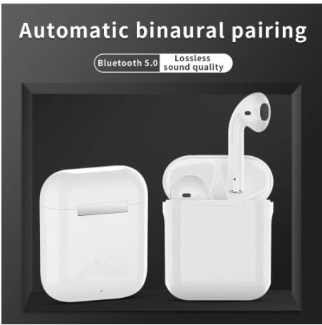 JC i12 TWS Wireless Earphones stereo Bluetooth Earphones Earbuds Wireless Touch Key for smart phones