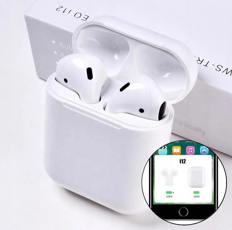 JC i12 TWS Wireless Earphones stereo Bluetooth Earphones Earbuds Wireless Touch Key for smart phones