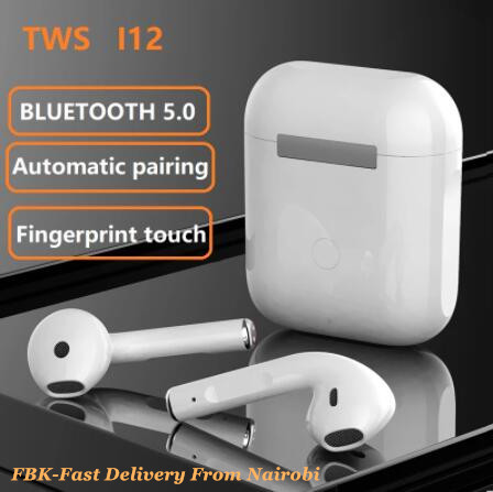 JC i12 TWS Wireless Earphones stereo Bluetooth Earphones Earbuds Wireless Touch Key for smart phones