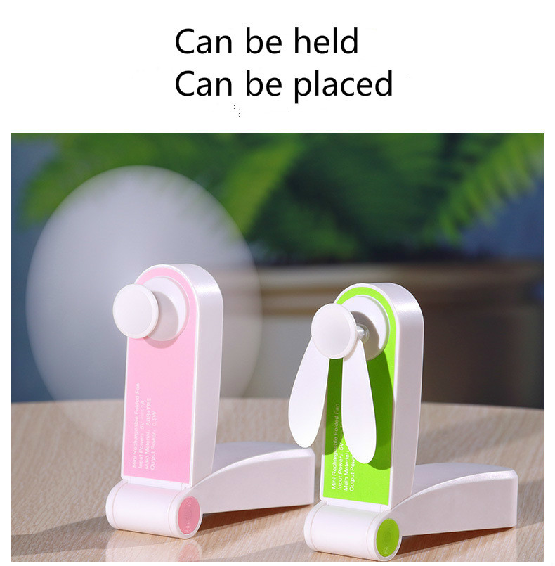 LD tech USB Pocket Fold Fans Electric Portable Hold Small Fans Household Desktop Electric Fan