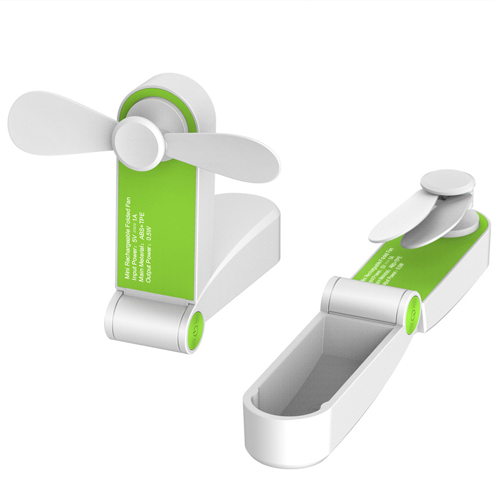 LD tech USB Pocket Fold Fans Electric Portable Hold Small Fans Household Desktop Electric Fan