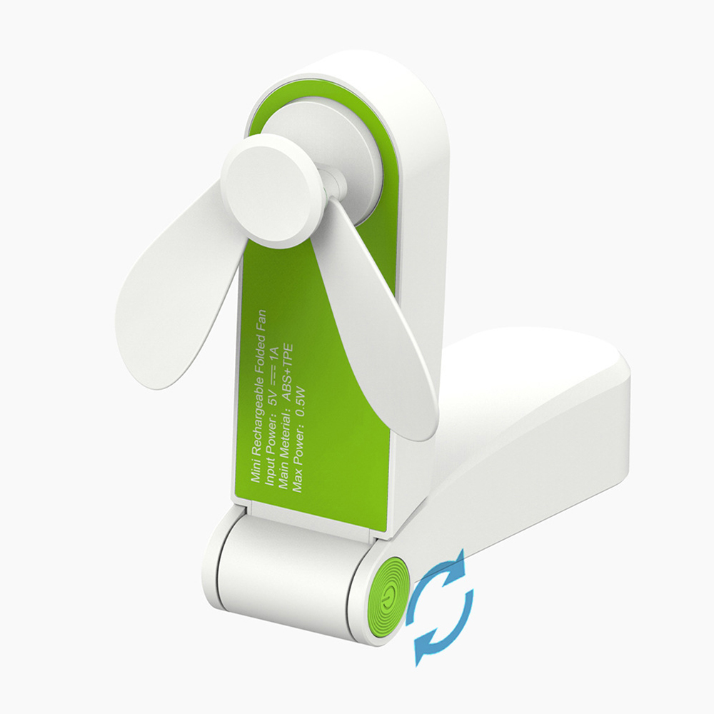 LD tech USB Pocket Fold Fans Electric Portable Hold Small Fans Household Desktop Electric Fan