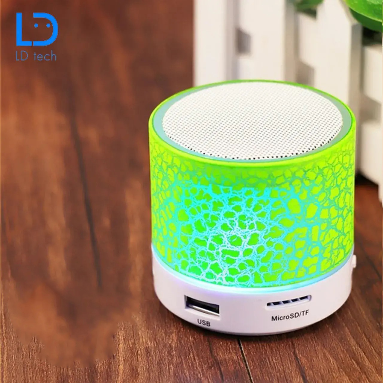 LD tech Wireless Portable Bluetooth Speaker USB FM Stereo Sound Speaker For Smart phone Computer