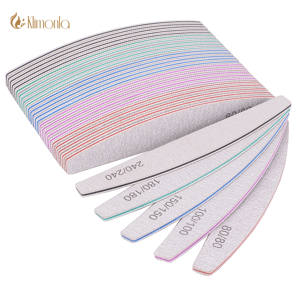 10Pcs Professional Nail File Sandpaper Strong Thick Nail Files Buffer For Manicure Nail &amp; Tools