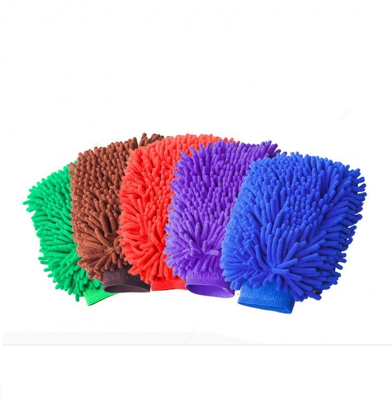 Microfiber Glove for Car Washing Soft Home Cleaning Cloth Auto Maintenance Exterior Accessories