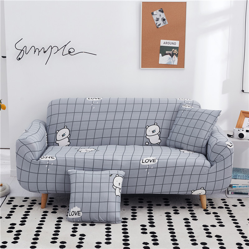 Stretch universal sofa cover 1/2/3/4 seater seasons fabric simple sofa  cover full covers dabaie