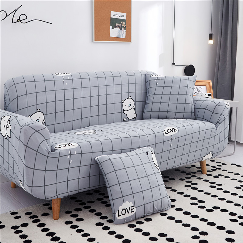 Stretch universal sofa cover 1/2/3/4 seater seasons fabric simple sofa  cover full covers dabaie