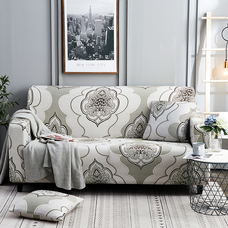 Stretch universal sofa cover 1/2/3/4 seater seasons fabric simple sofa  cover full covers dabaie
