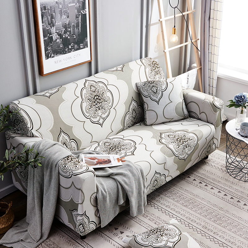 Stretch universal sofa cover 1/2/3/4 seater seasons fabric simple sofa  cover full covers dabaie