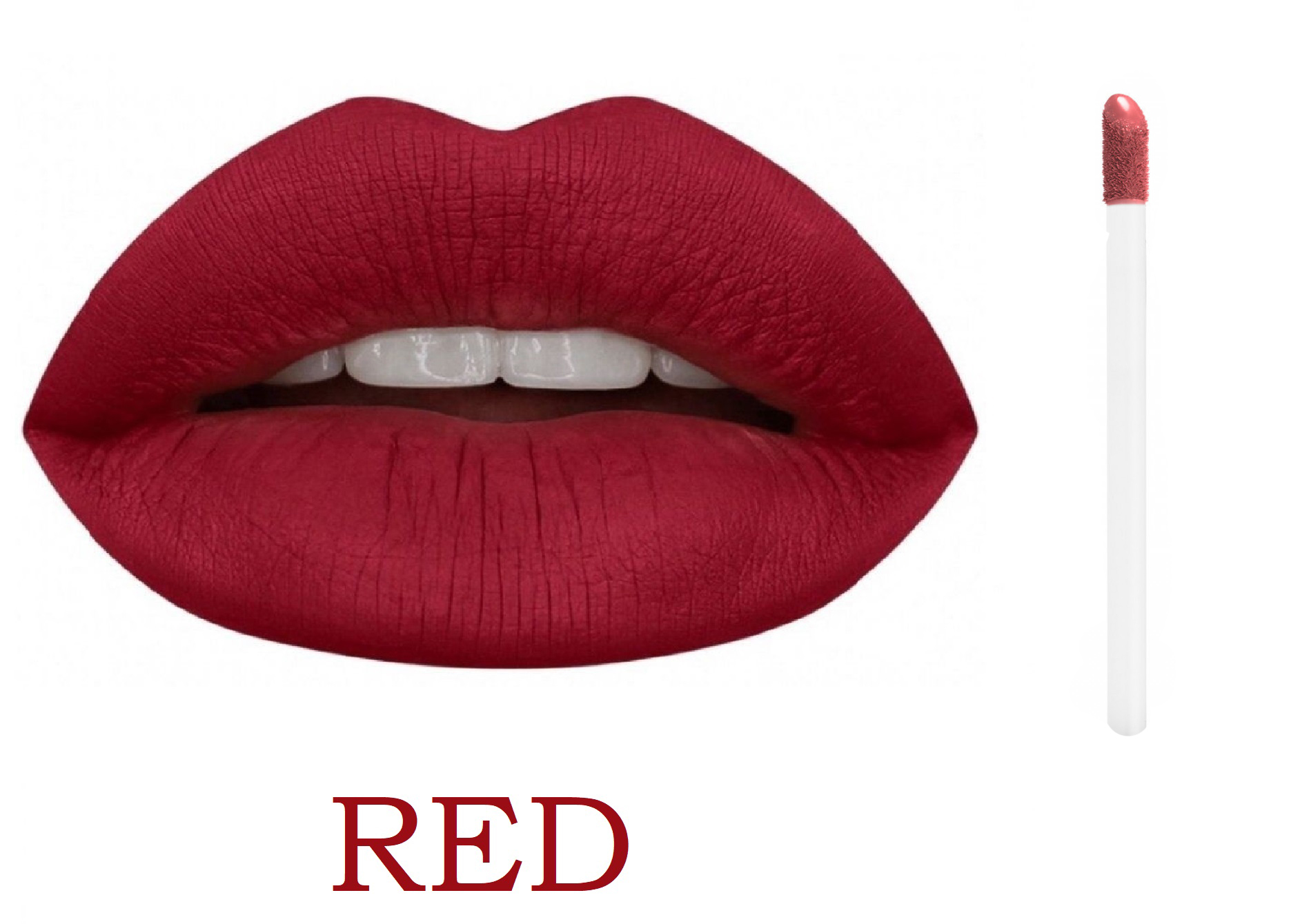 Huda beauty Matte Long Lasting lipstick - Red view 2