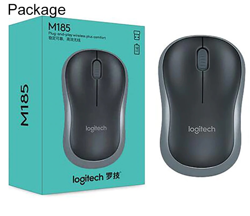 LOGITECH M185 Wireless Mouse - Plug And Play
