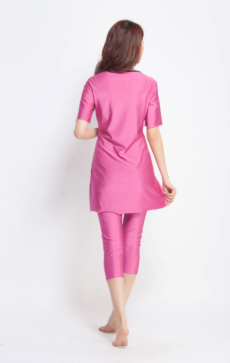 Women's Islamic Muslim swimsuit lady's a two-piece suit consists of jacket and pant woman's swimwear